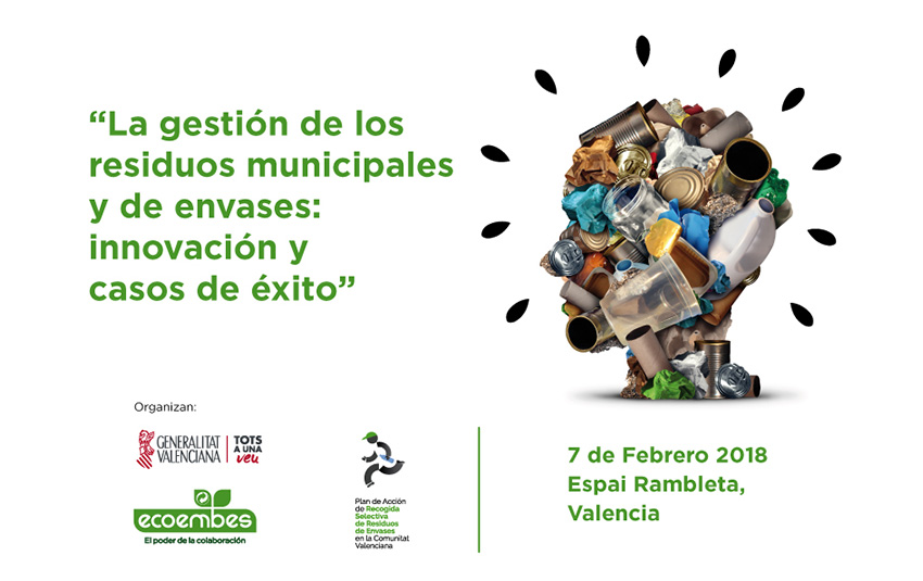 Read more about the article Inscriu-te i consulta el programa: “La gestió dels residus municipals i envasos: innovació i casos d’èxit” 7 de Febrer 2018 – Espai Rambleta, Valencia